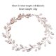 thumbnail image 5 of Diadema de boda para mujer, forma de hojas de cristal, reunión, aniversario, compromiso, fiesta de oficina, decoración para el cabello, diadema Ropa, zapatos y accesorios Miscelánea Oro rosa Jumpingount AP013100-02, 5 of 6