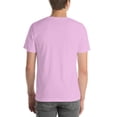 thumbnail image 2 of BE SAVAGE not average- sports workout  Unisex t-shirt (Lilac, M), 2 of 6
