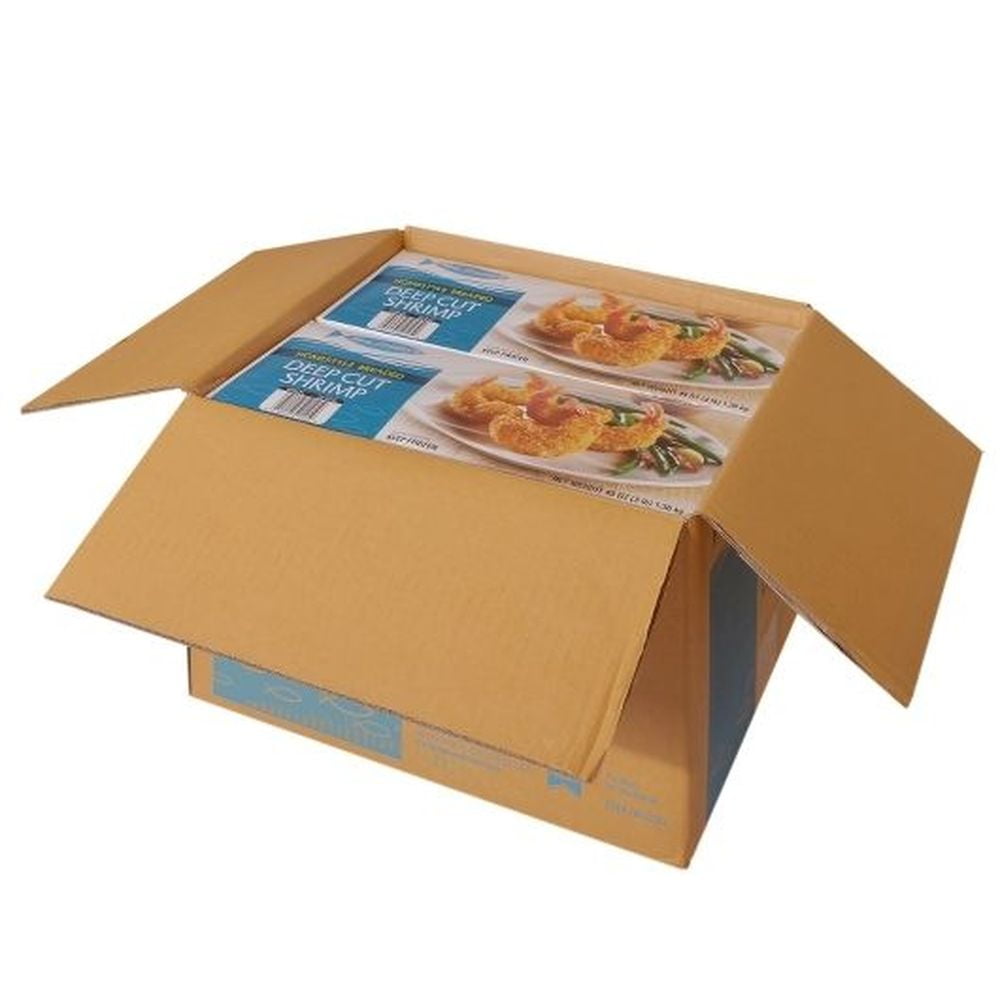 Mrs Fridays Home Style Breaded Deep Cut Shrimp - 21/25 Count, 3 Pound - 4 per case.