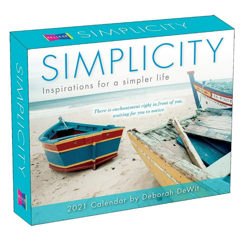 2021 Simplicity Inspirations for a Simpler Life Boxed Daily Calendar by