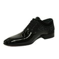 thumbnail image 3 of Men's GENIO Patent Leather Red Sole Shoes Formal 120196618 Black Stones, 3 of 8