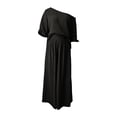thumbnail image 6 of Idoravan 2 piece sets for women going out Fashion Women One Shoulder Short Sleeve And Long Pants Solid Casual 2PC Sets, 6 of 6