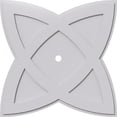 thumbnail image 1 of Ekena Millwork CMP36CM-02000 36 in. OD x 2 in. ID Square Cosmo Architectural Grade PVC Contemporary Ceiling Medallion, 1 of 1