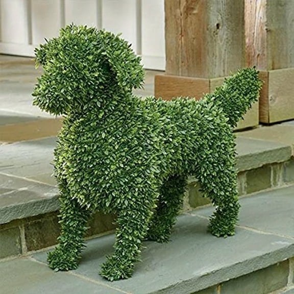 Lifelike Artificial Dog Garden Statue, 3-Style Outdoor Lawn Decor, Weather-Resistant Plastic Figurine for Yard, Fence, Wedding, No Maintenance Cute Dog Art