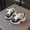 Black, variant on YOUYEDIAN Kids Shoes for Unisex Versatile Strap Design Comfy Outdoor Breathable Sneakers Versatile Platform Slip On School Running Shoes