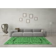 thumbnail image 3 of Ahgly Company Indoor Rectangle Oriental Emerald Green Industrial Area Rugs, 8' x 10', 3 of 4
