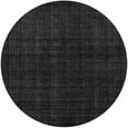 thumbnail image 1 of Ahgly Company Tapis d'Intérieur Lavables en Machine, Ronds Industriels Modernes, Noirs, 4' Ronds, 1 of 7
