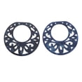 thumbnail image 2 of 2 filigrana flor acrílico colgante DIY collar pendientes joyería Los 4x0.1cm Zulema Colgantes de encantos de acrílico huecos, 2 of 8
