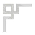 thumbnail image 2 of 6PCS 10CM Acrylic Mirror Wall Cabinet Diagonal Stickers Background Wall Decor, 2 of 8