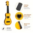 thumbnail image 5 of Kids Mini Guitar Toy Ukulele Style 4 String Pretend Play Musical Instrument for Toddlers Boys Girls Ages 3+ Birthday Gift, 5 of 7