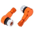 thumbnail image 5 of Colaxi 2pcs Motorcycle Tire Tyre Valve Stems CNC Alloy 90 Degree For Front And Rear - Orange, 5 of 5