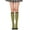 Yellow and black, variant on Stripes Knee highs Socks Stripes Tube Sock Stockings Long Boot Socks for Daily Wear,Halloween Cosplay Party Costume