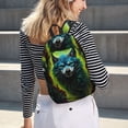 thumbnail image 6 of Naloa Fluorescent Wolf Canvas Backpack for Men Women Rucksack Casual Travel Daypack College Tote Satchel Bookbag for Teens-Medium, 6 of 7