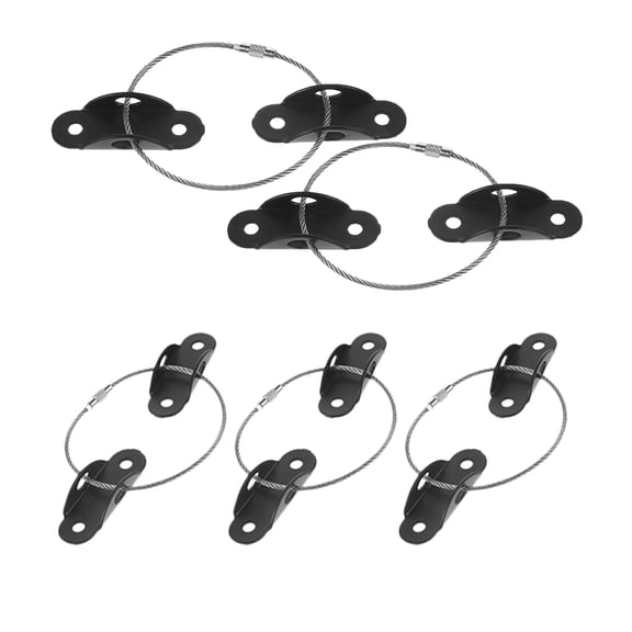 5 Sets Furniture Fall Preventer Vanity Stool Fittings Baby Proofing Wall Anchors for Anti Tip Kit Child