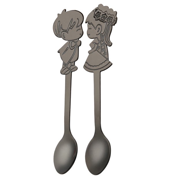 Cuchara colorida Parejas Cucharas Cubiertos Café Beber Herramientas Gadget de cocina Wmkox8yii FHAKJF399