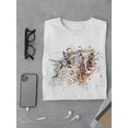 thumbnail image 3 of Paint Splash Leopard Roar T-Shirt Men -Image by Shutterstock, Male 3X-Large, 3 of 4