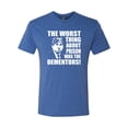 thumbnail image 2 of Wild Bobby, Office Prison Mike Dementors Michael Scott, Pop Culture, Men Premium Tri Blend Tee, Vintage Royal, Medium, 2 of 4