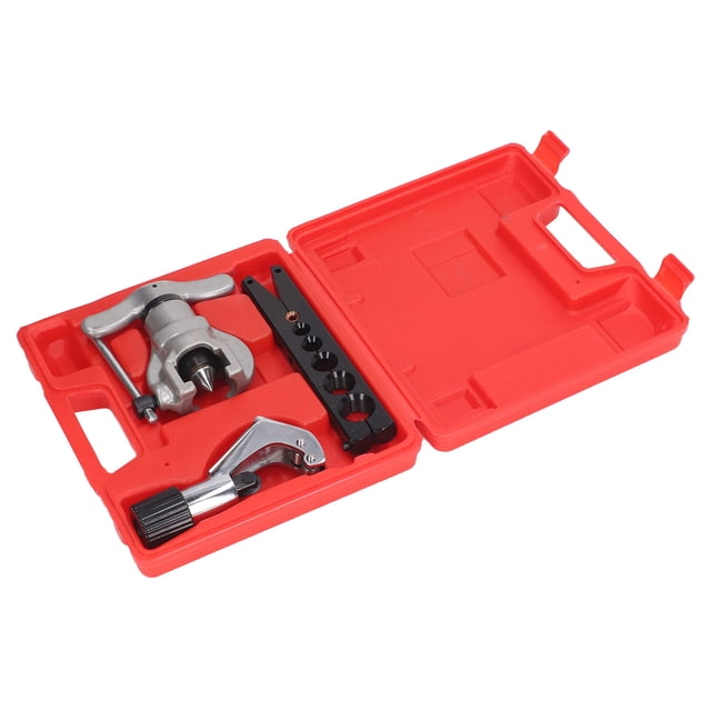 Risegun CT-806A-S Expansor De Tubo Excéntrico Británico De 3 Piezas Placa De Abrazadera única De 6 Orificios Sin Daños, Tubo De Cobre con Boca Acampanada