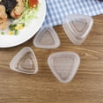 thumbnail image 4 of Juego de 6 moldes para sushi, molde triangular para bolas de arroz, molde para onigiri, para hacer sushi en casa y tienda (3 grandes + 3 pequeños), 4 of 7