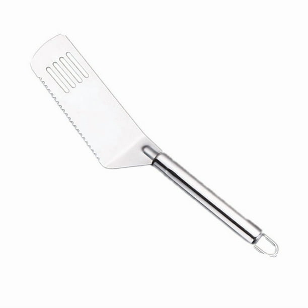 Suministros de cocina, Espátulas, Juego de utensilios de cocina, Espátula de metal Mini espátula Espátula ranurada de acero inoxidable de 9.8 pulgadas Espátula antiadherente Uso en la cocina Cocinar H