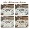 thumbnail image 7 of ODIKA 8'x10' Washable Area Rug Non-Slip Chair-Friendly Mat Oushak Medallion With Vintage Floral Scrollwork Ornamental Border for Dining Room, Large Office, Lounge, 7 of 7