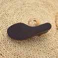 thumbnail image 6 of Womens Sandals Wedge Shoes: All-Day Comfort Dressy Wedges Thick Sole Sparkling Decorative Open Toe Summer Sandals for Casual Brown 7.5(40), 6 of 9