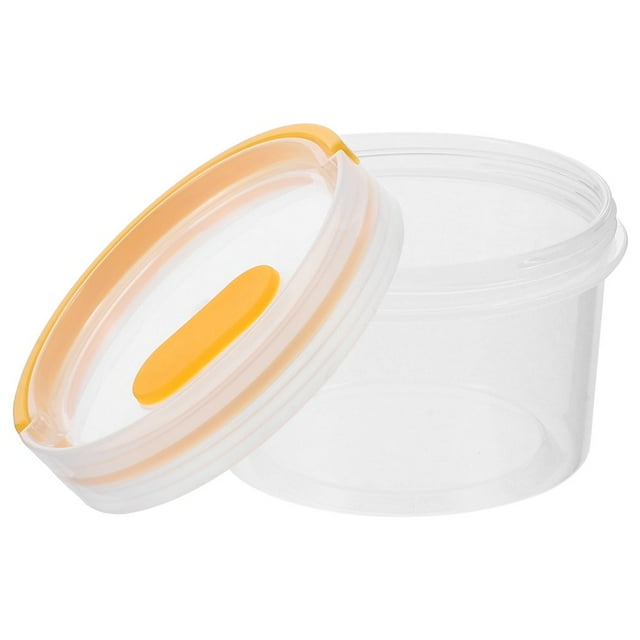 Dsseng PP Round Yogurt Parfait Cups with Lids Freezer Containers for Household Users 1Pcs