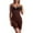 Brown, variant on Baberdicy Shapewear Tummy Control Womens Summer Backless Sleeveless Sport Short Pant Strap Jumpsuit Rompers Underwear Women