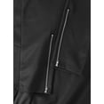 thumbnail image 4 of Ma Croix Mens Premium Jersey Track Pants with Ankle Zipper Slim Athletic Fit Sweatpants, 4 of 6