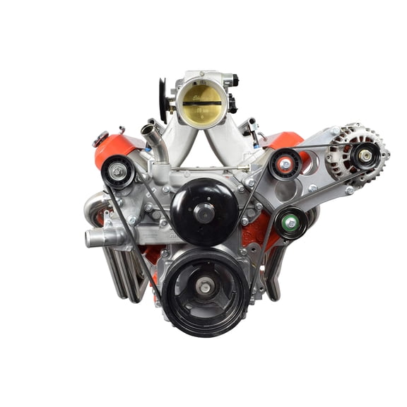 ICT Billet LS Truck Heavy Duty Billet Alternator Bracket Kit LSX 4.8L 5.3L 6.0L Top Driver Head Mount 551566-3