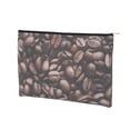 thumbnail image 2 of Fotbe Coffee Bean Reusable Cosmetic Bag Makeup Bag for Women Large Travel Cosmetic Pouch Girls' Make Up Organizer, 2 of 8