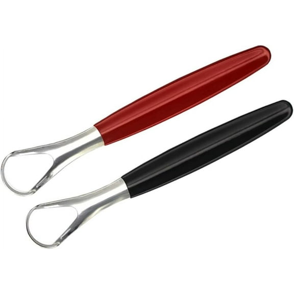 2pcs Metal Tongue Scraper Metal Scrapper Stainless Spatula Tongue Coating Cleaner Tongue Health Tool Portable Tongue Scraper Tongue Scraping Brush Tongue Brush Aldult Metal