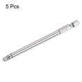 thumbnail image 3 of Unique Bargains 5Pcs Security Torx Bit 1/4' Hex Shank 4' Long Drill Bits T30 Torx Star S2 Steel Tamper Resistant Screwdriver Bit, 3 of 6
