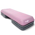 thumbnail image 1 of Yes4All Marchepied Ajustable avec 4 Rehausseurs – Taille Club de Santé (Rose/gris), 1 of 5