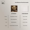 thumbnail image 6 of Lounging Cats Canvas Modern Classic Art by Art Remedy, Gallery Wrapped, 16 x 16, 6 of 7