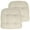 Off White, variant on Sweet Home Collection 19" x 19" Cream U-Shape Seat Pad Outdoor Seating Cushions (2 Pack)