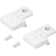 thumbnail image 1 of 2 Pcs Pinces de Canal pour Régulateur de Fenêtre et de Porte en Verre, Accessoires de Réparation de Pinces en Plastique, Pièce de Boucle de Modification, Compatible avec Chevy Colorado GMC Canyon Isuzu Trooper (Blanc) -, 1 of 6