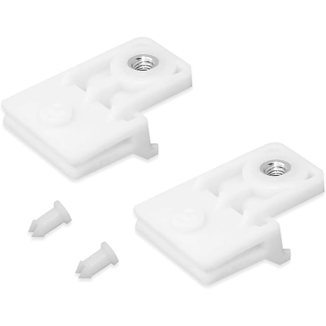 2PCS Window Door Regulator Glass Channel Clips, Plastic Clip Repair Accessories, Modification Buckle Part, Compatible with Chevy Colorado GMC Canyon Isuzu Trooper (White) -