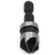 thumbnail image 4 of Juego de 3 brocas de chaflán de 90 grados y 5 flautas para madera, metal de cambio rápido Broca de chaflán hexagonal de 1/4"Acero al carbono Herramienta de corte de chaflán para carpintería 12/16/19, 4 of 5