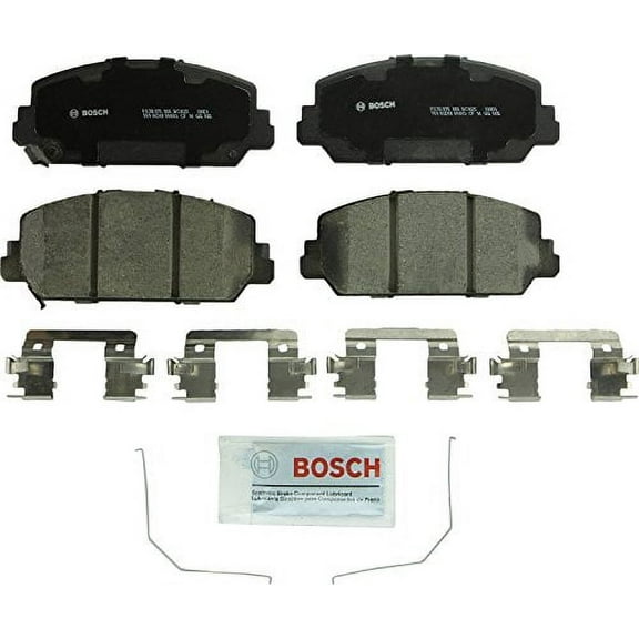 Bosch BC1625 QuietCast Premium Ceramic Disc Brake Pad Set For Acura: 2013-2017 RDX, 2014-2017 RLX; Front