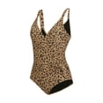 thumbnail image 3 of Regatta Womens Baylenne Leopard One Piece Swimsuit, 3 of 4
