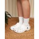 thumbnail image 4 of Hole Shoes For Adults Beach Shoes Sandals, Men's & Women's EVA Breathable Hollow Shoes Outdoor Anti-Slip Wear-Resistant Soft Bottom Casual Sports Beac, 4 of 4