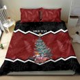 thumbnail image 4 of Juego de cama personalizado Navidad Nueva Zelanda Helecho y pájaros kiwi LT7, 4 of 6