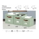 thumbnail image 2 of DECOMOMO - Cubo de Almacenamiento Grande, Cubo de Tela, Cubos Organizadores (Verde, Juego de 4), 2 of 6