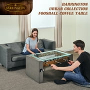 40 Urban Foosball Coffee Table with Tempered Glass, Soccer, Accessories Included by Barrington Billiards