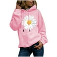 thumbnail image 2 of Aloohaidyvio Hoodies,Winter Ladies Long-Sleeved Pullover Print Round Neck Hooded Sweatshirt, 2 of 5
