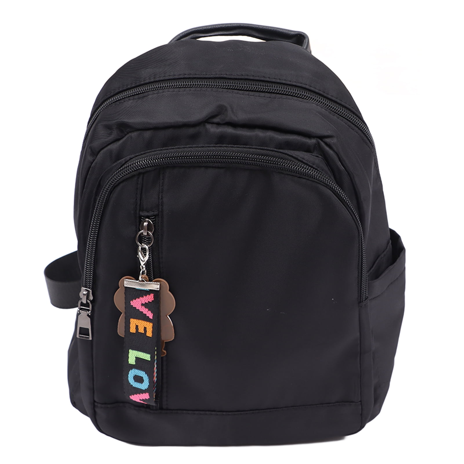 Double Strap Backpack Oxford Cloth Women Backpack Waterproof Casual for Female for Outdoor Black Free Size