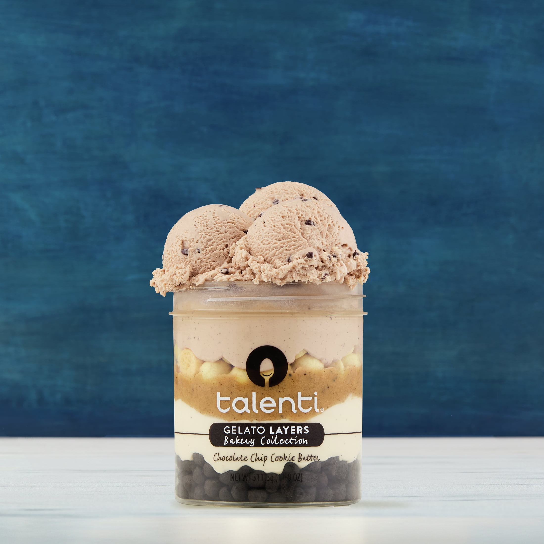 Talenti Gelato Layers Bakery Collection Chocolate Cookie Batter Frozen Desserts, 11 oz
