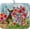 DrymatRabbit, variant on Red Mushroon Dish Drying Mat for Kitchen Counter Black Microfiber Absorbent Dish Pad Small