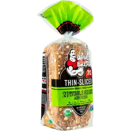 bread killer dave thin sliced organic whole grains seeds loaf oz walmart